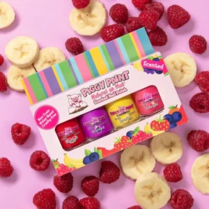 GIFT SET- NonToxic-4 Polish Box-Scented Silly Unicorns